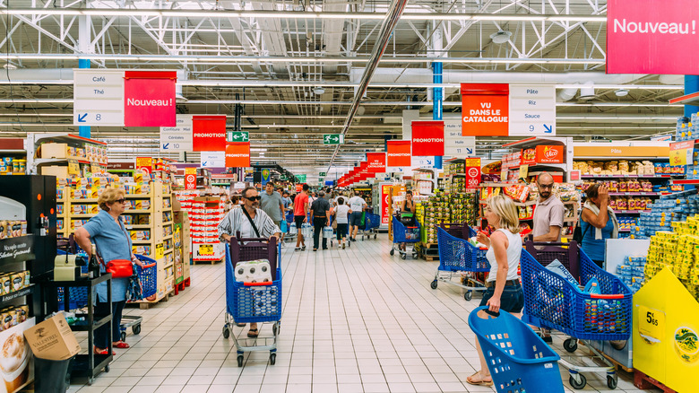 French supermarket