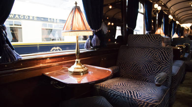 Interior of Venice Simplon-Orient-Express