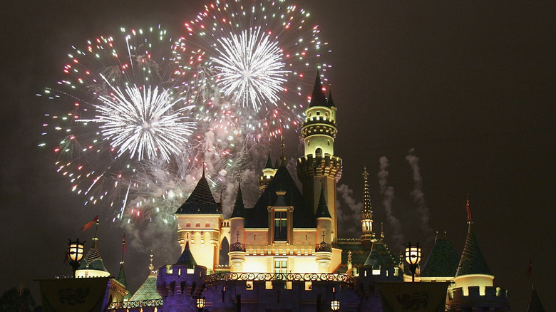 Sleeping Beauty Castle seen from below