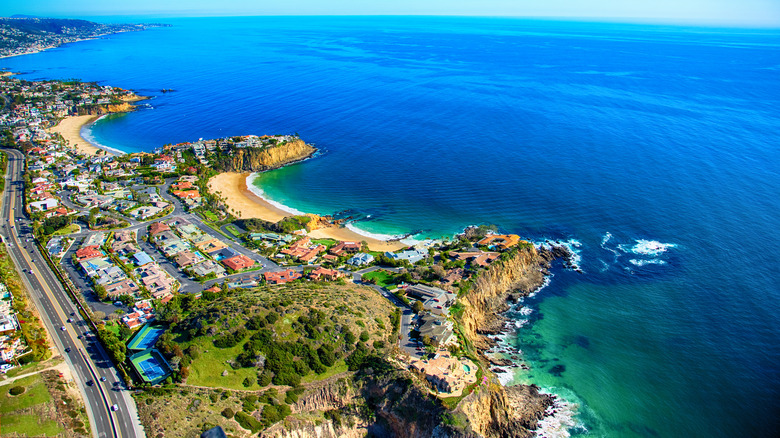 Beach town in California