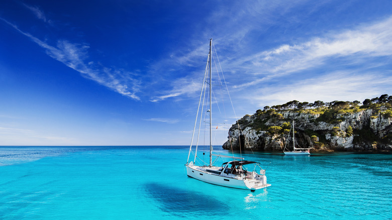 sail boat in ocean