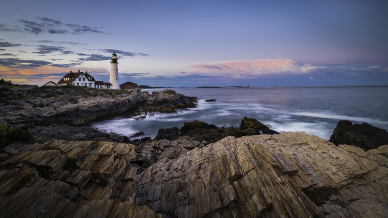 A beach in Maine