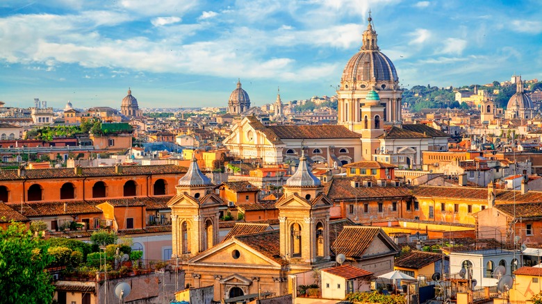 The skyline of Rome