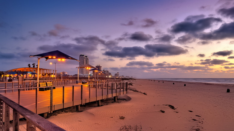 South Padre island at dusk