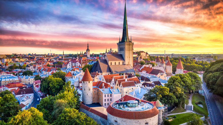 Tallinn skyline