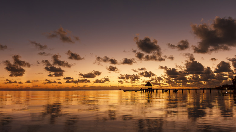 Rangiroa at sunset