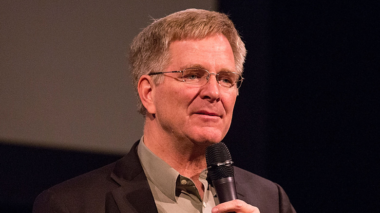 Rick Steves at an event