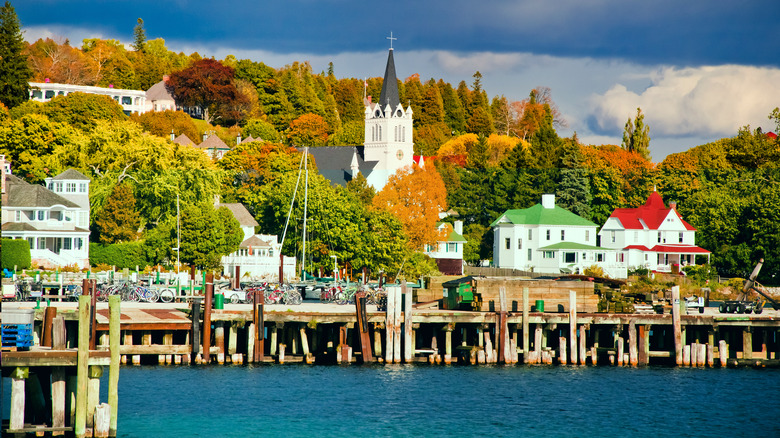 Mackinac Island in autumn