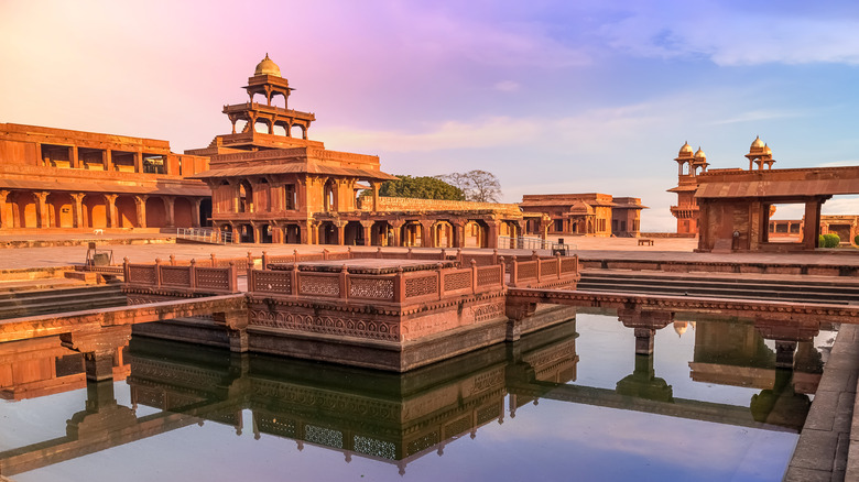 Red sandstone building of Fatehpur Sikri