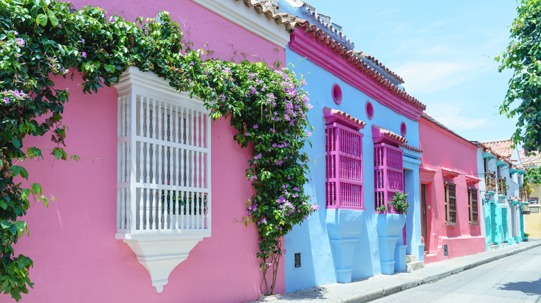 Colorful streets of Cartagena, Colombia