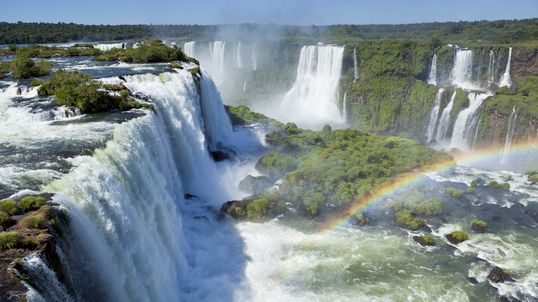 Aerial view of Iguazú Falls