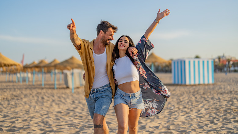 couple on beach