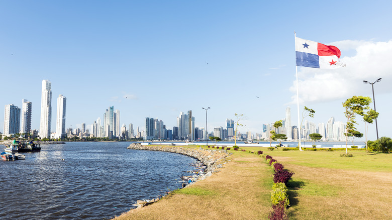 Panamanian flag in Panama