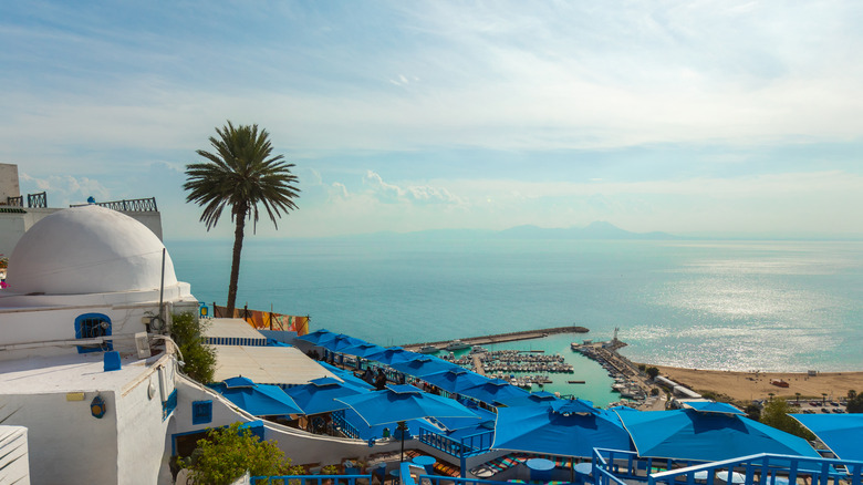 view of Sidi Bou Said beaches