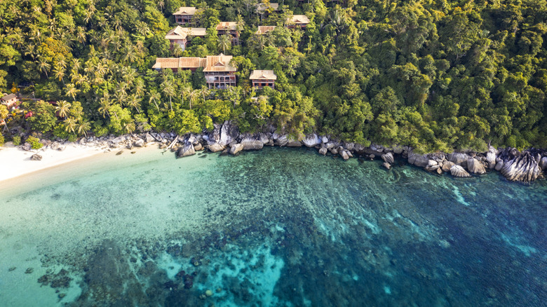 Aerial view of Pulau Tioman