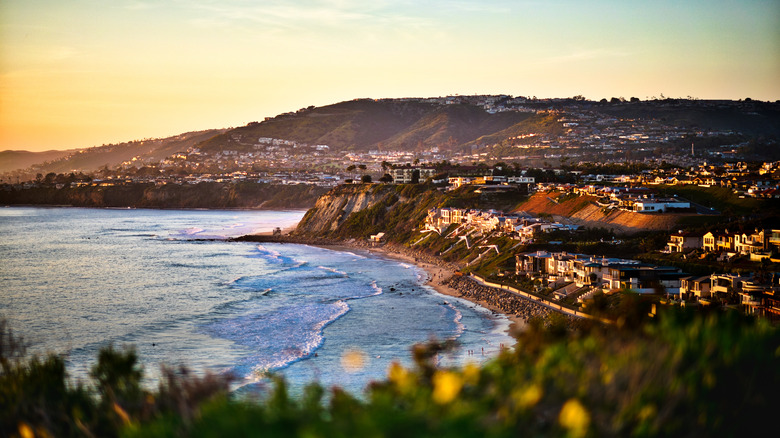 Dana Point, California at sunset