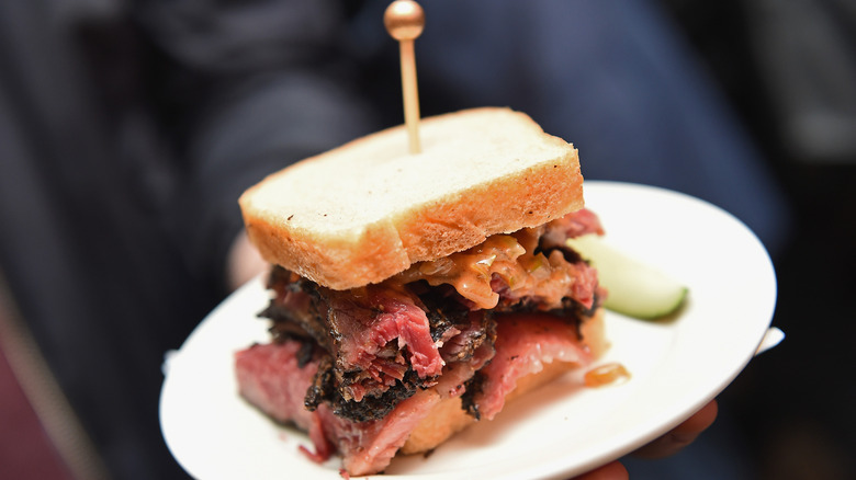 Pastrami sandwich Katz's Deli New York