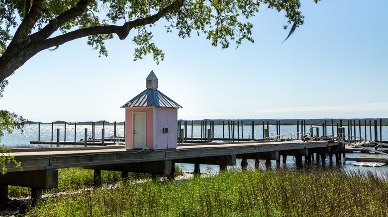 Ferry landing on Daufuskie